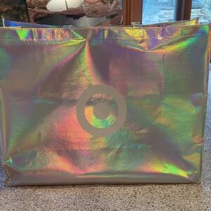 Target Iridescent Tote Bag with Logo